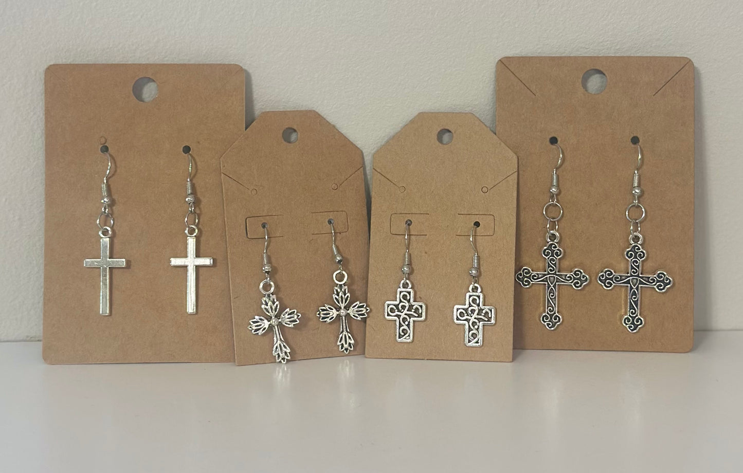 Mama's Quilt Shop MBSC cross Earrings