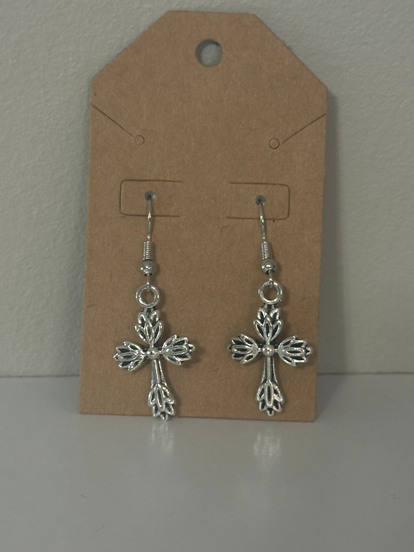 Mama's Quilt Shop MBSC cross Earrings