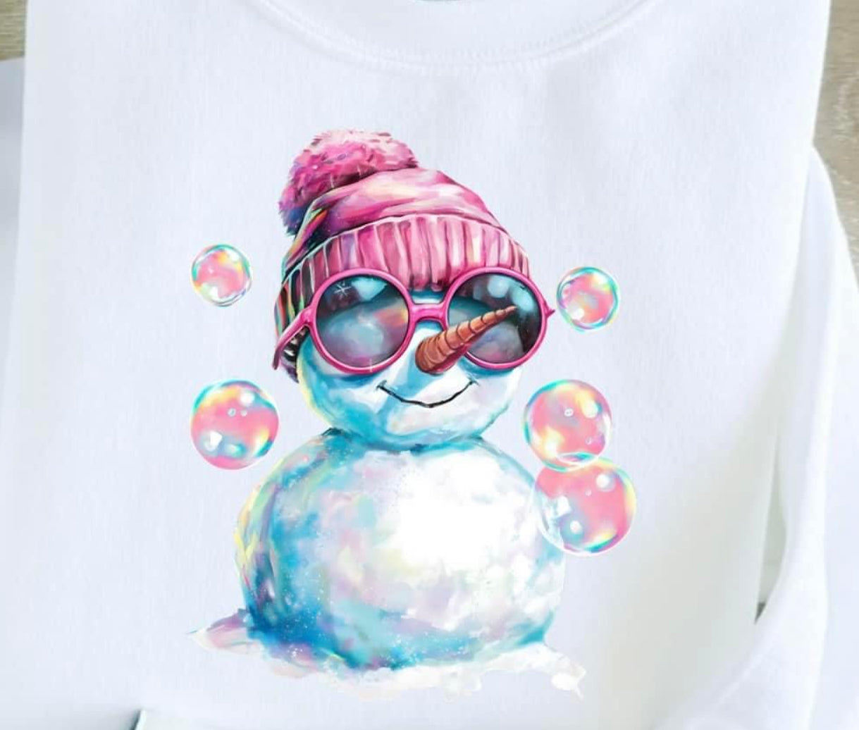 Cookin' With Babe-snowman bubbles