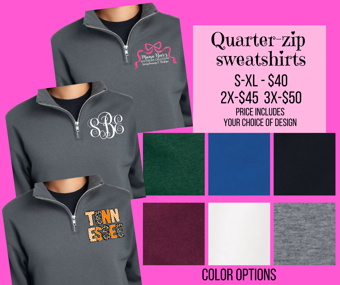 MBSC- quarter zip jacket