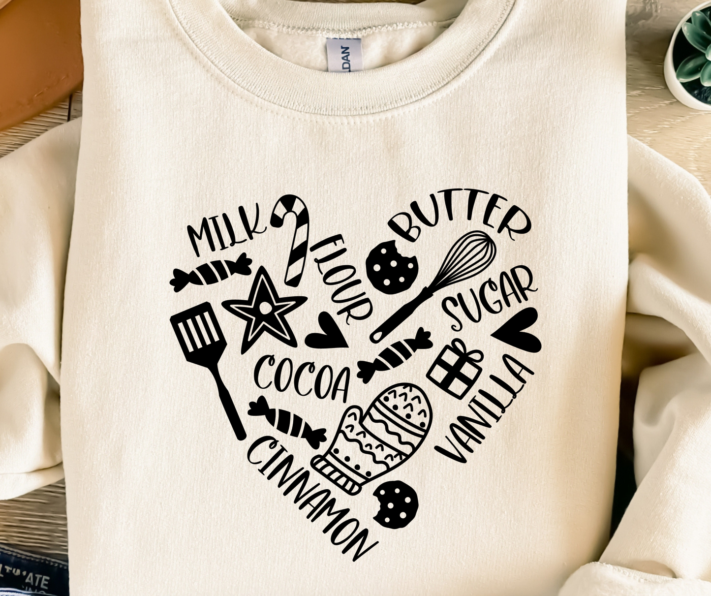 Cookin' with Babe-baking Christmas heart