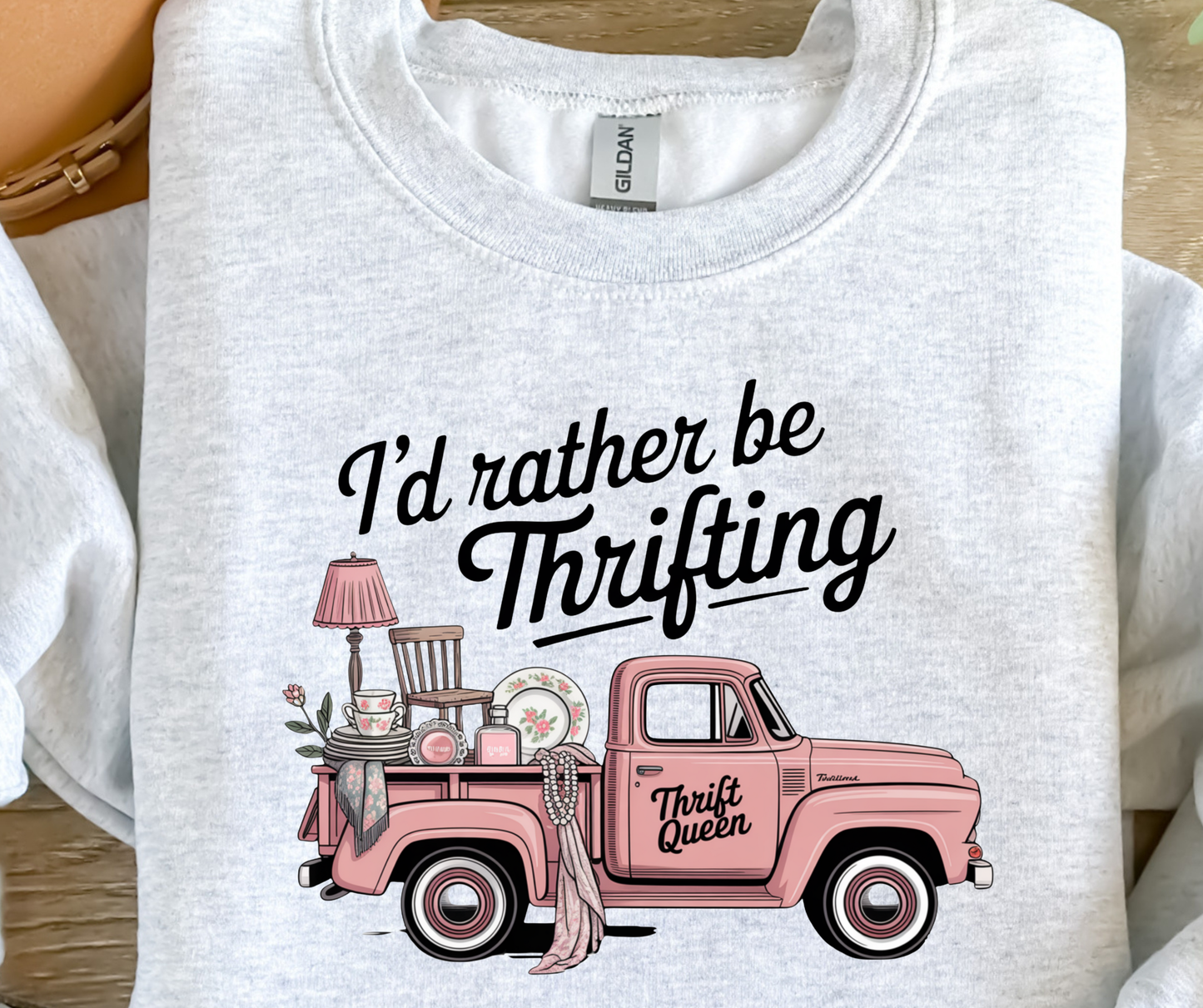 CBCLIFE-Pink truck thrifting