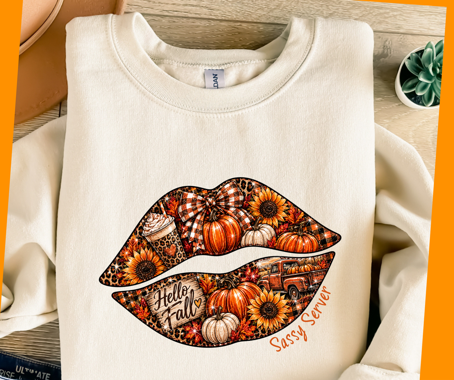 Sassy Server-Fall lips