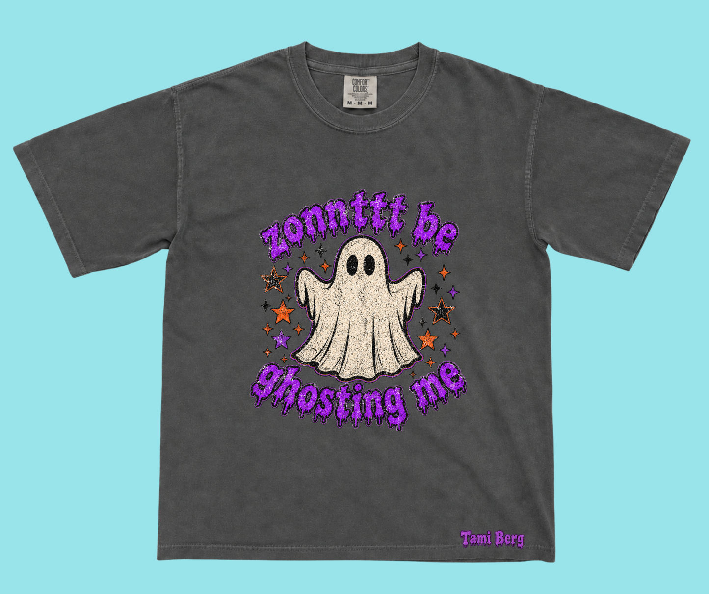 Tami Berg-Zonntt Ghost me (purple letters)