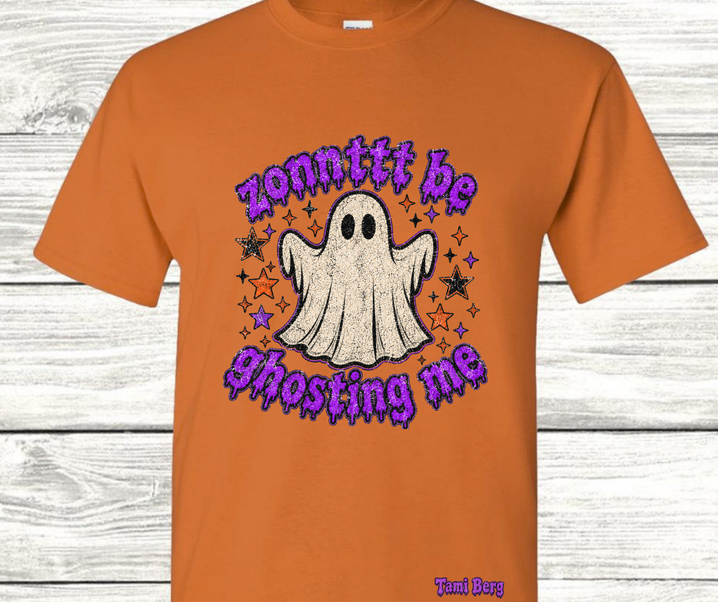 Tami Berg-Zonntt ghost me(purple letters)-Gildan