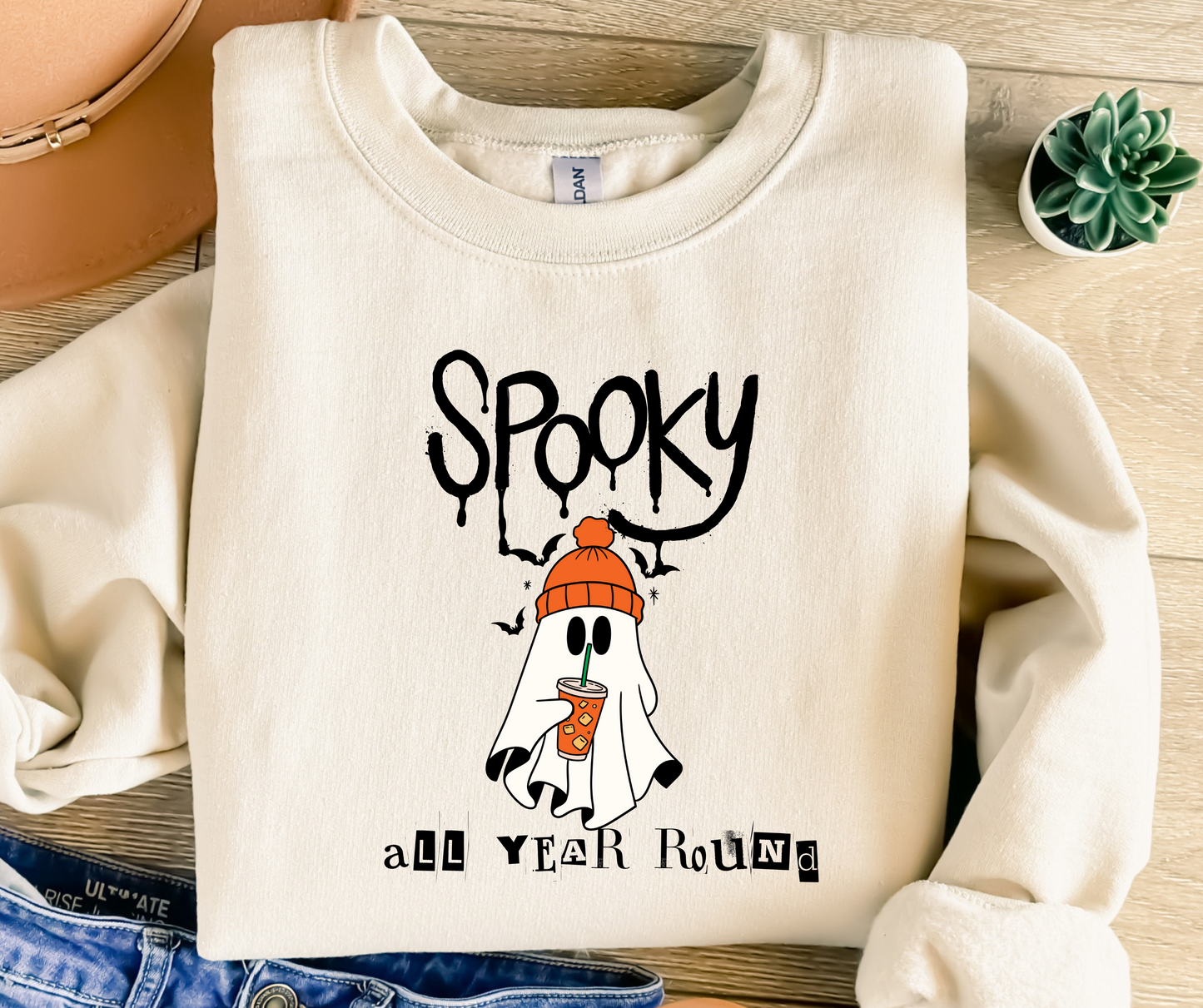 Haunted Postcard-Spooky