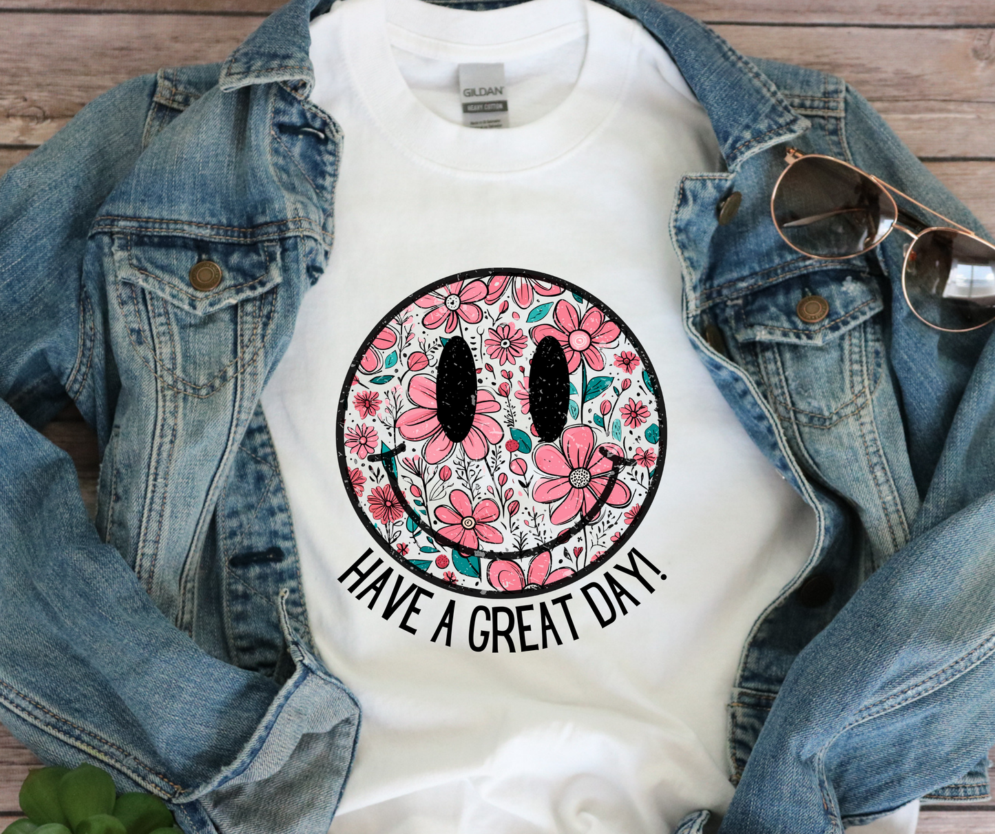 Gangsta gramps merch- Have a great day floral