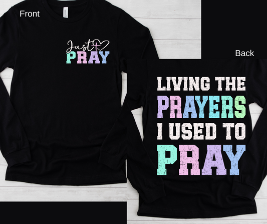 Sharon Aikman-Just Pray front/back
