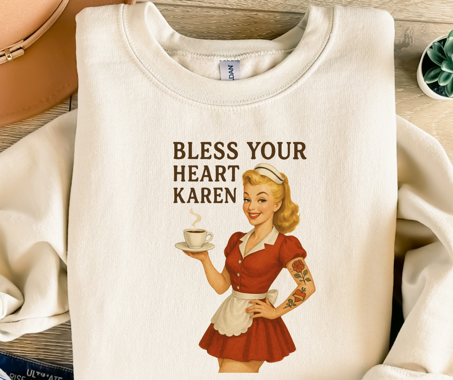 Sassy server- bless your heart Karen