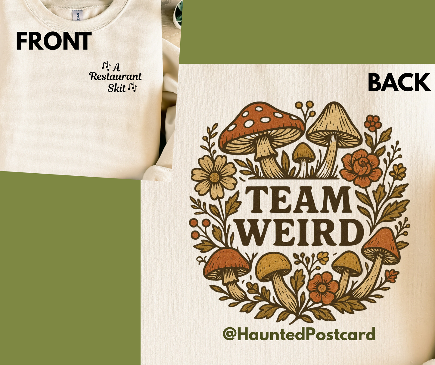 Haunted Postcard-TEAM WEIRD