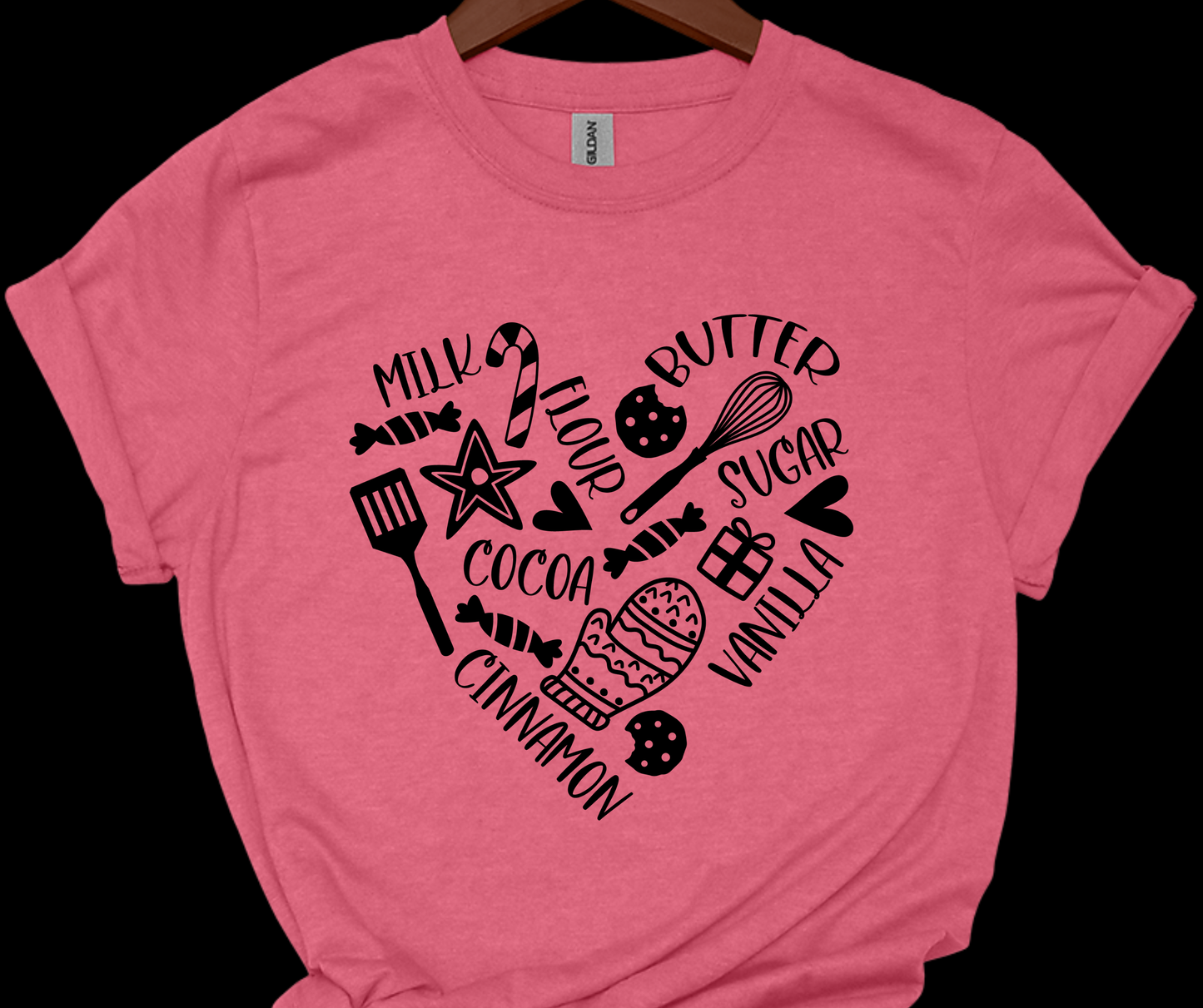 Cookin' with Babe-baking Christmas heart