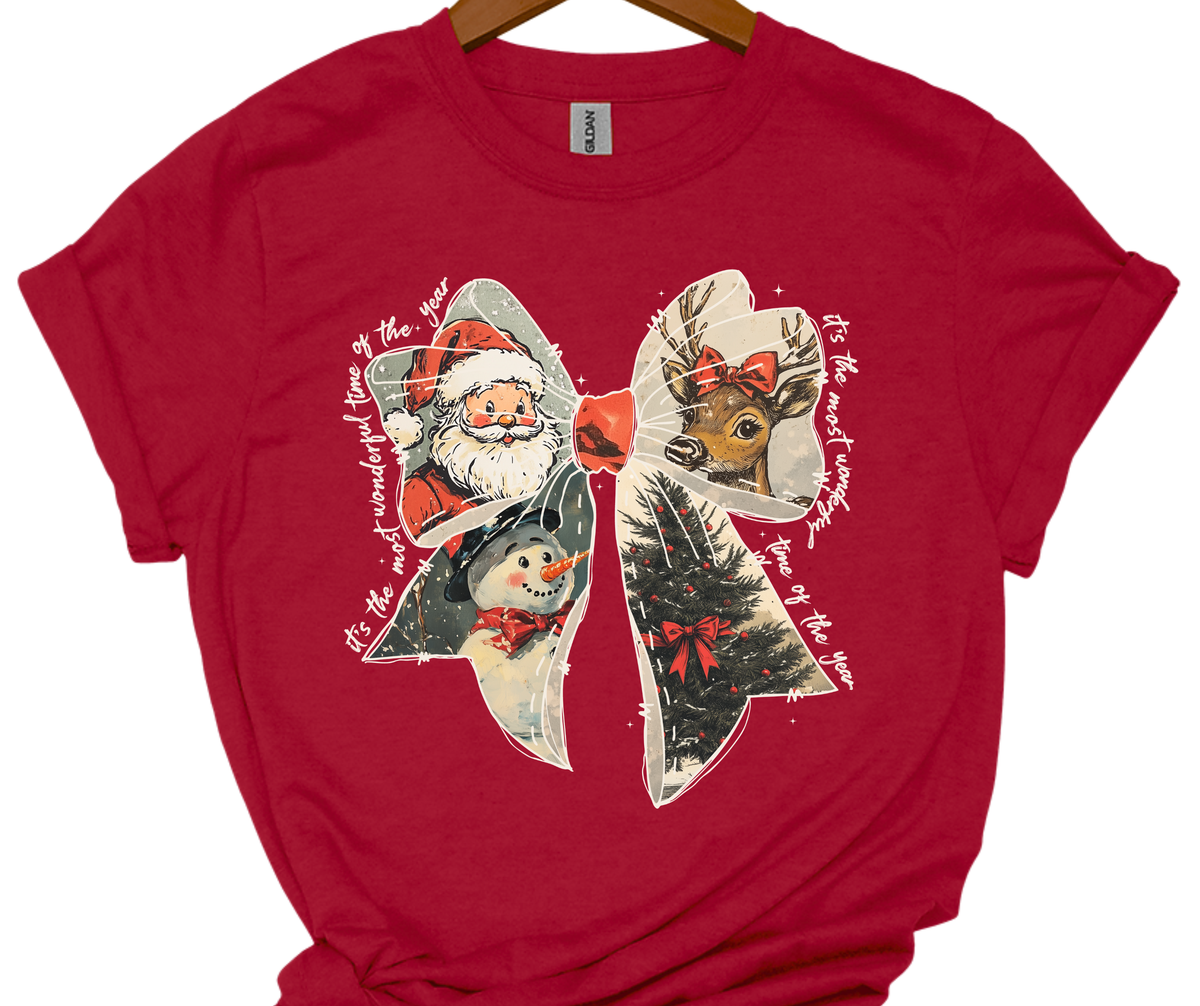 Cookin' with Babe-santa bow