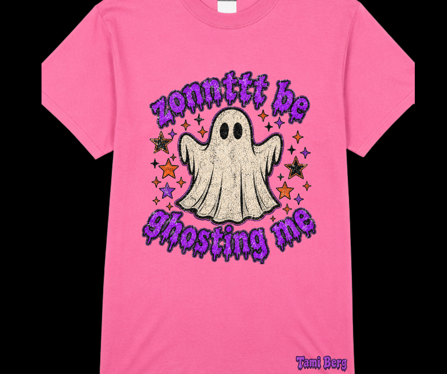 Tami Berg-Zonntt ghost me(purple letters)-Gildan