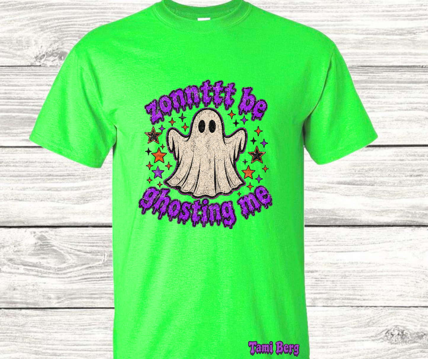 Tami Berg-Zonntt ghost me(purple letters)-Gildan