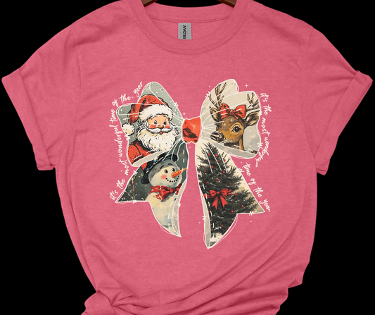 Sassy Server- Christmas bow writing