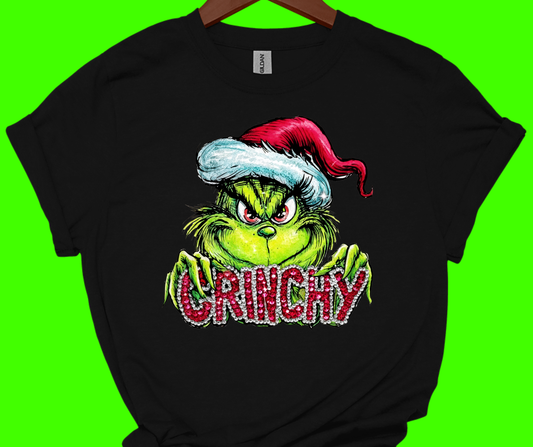 Sassy Server- Green Glitter