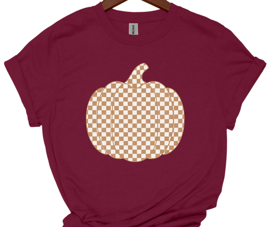 Sassy Server-pumpkin checkered