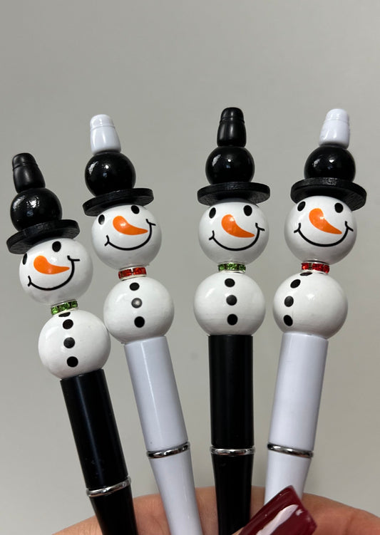 Sassy server-Snowman ink pen