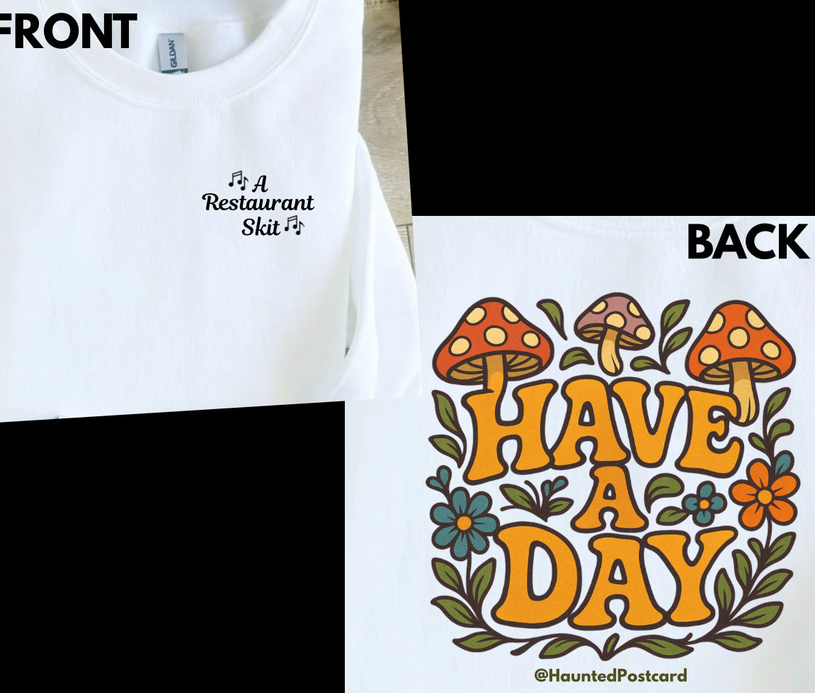 Haunted Postcard-Have a day