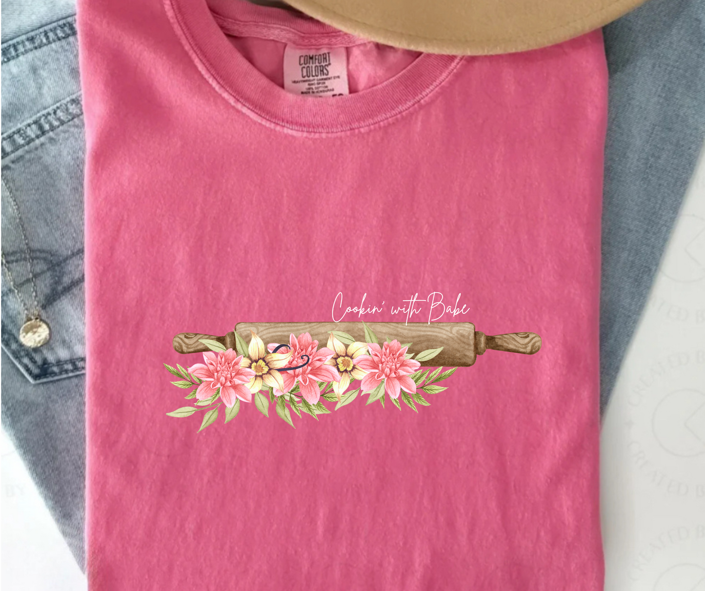 Cookin' with Babe-Floral Pin