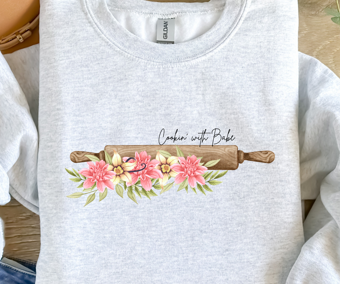 Cookin' with Babe-Floral Pin