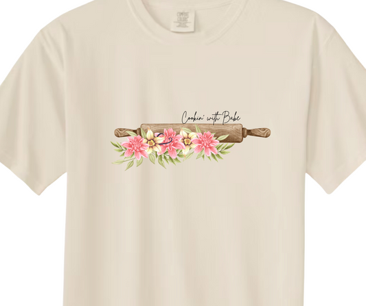 Cookin' with Babe-Floral Pin