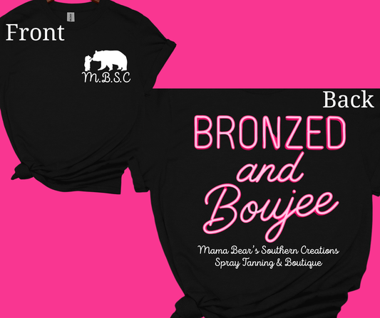 MBSC merch-bronzed & Boujee tshirt