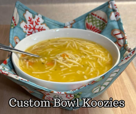 Mama's Quilt Shop-Custom bowl koozie