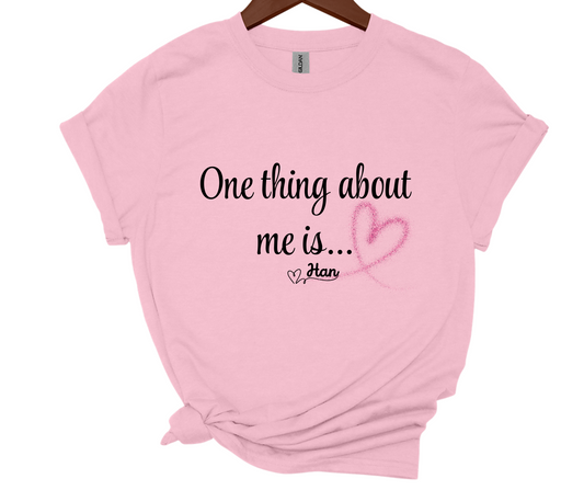 Han's Merch-one thing