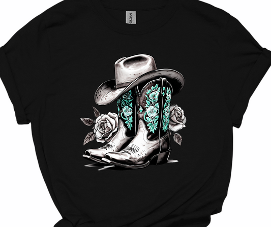 MBSC-western boots&hat