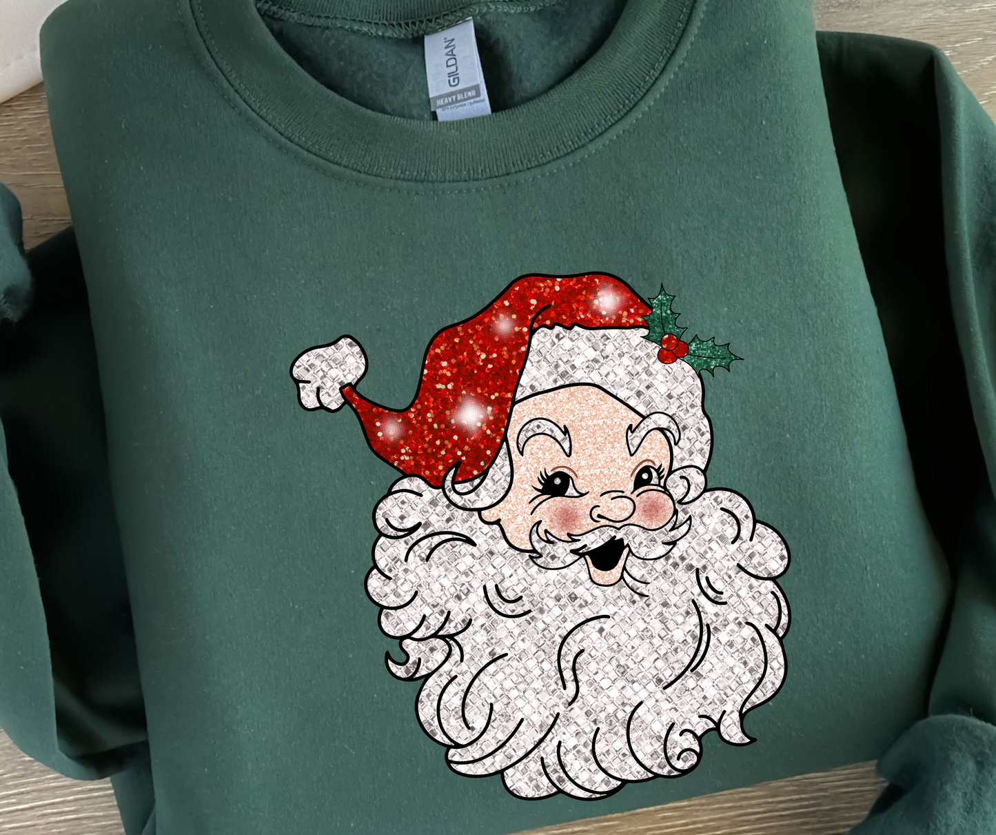 Cookin' With babe-Glitter Santa