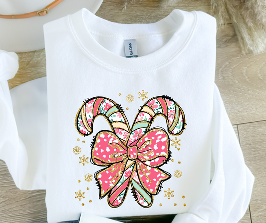 Sassy Server-pink candy cane