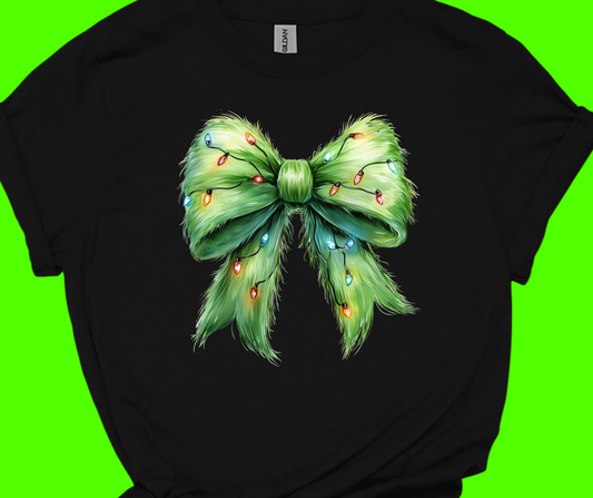 Sassy Server-Green Bow