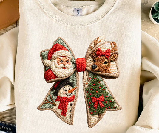 Sassy Server- Christmas bow