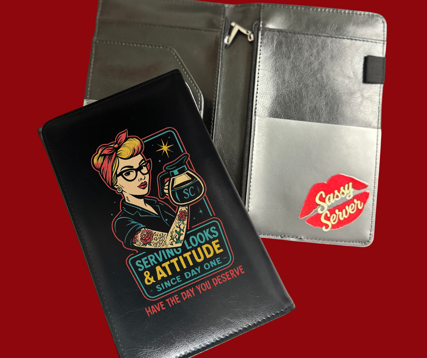Sassy Server- serving book
