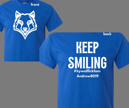 Andrew8019-Keep Smiling Blue & white