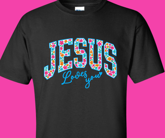 Sassy Server-Jesus loves you Floral