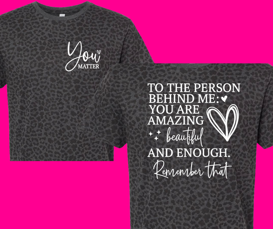 Sassy Server - Black Cheetah you matter