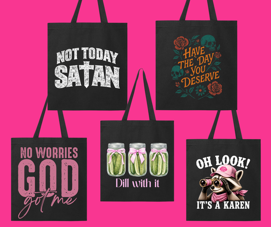 Sassy Server totes