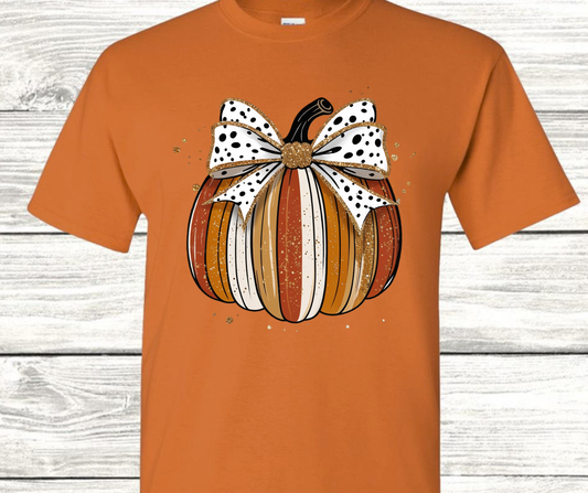 MBSC - Pumpkin bow- dark orange