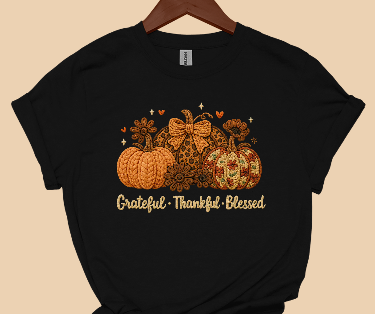 Cookin' with Babe- thankful, grateful, blessed(PLEASE READ DESCRIPTION THIS IS NOT QUILTED)