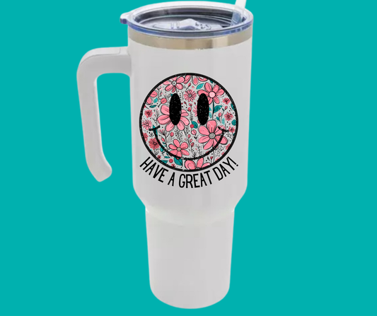 Gangster gramps 40oz stainless steel tumbler
