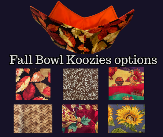 Mama's Quilt Shop-Fall bowl koozies