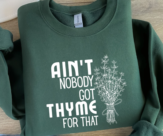Cookin' with babe-Thyme tshirt