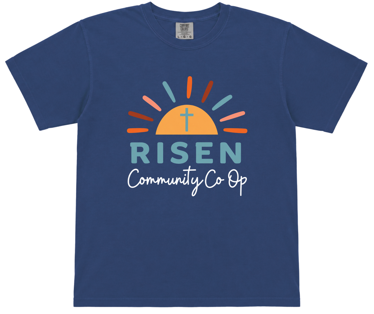 Risen Community Co Op-Logo Adults-Navy