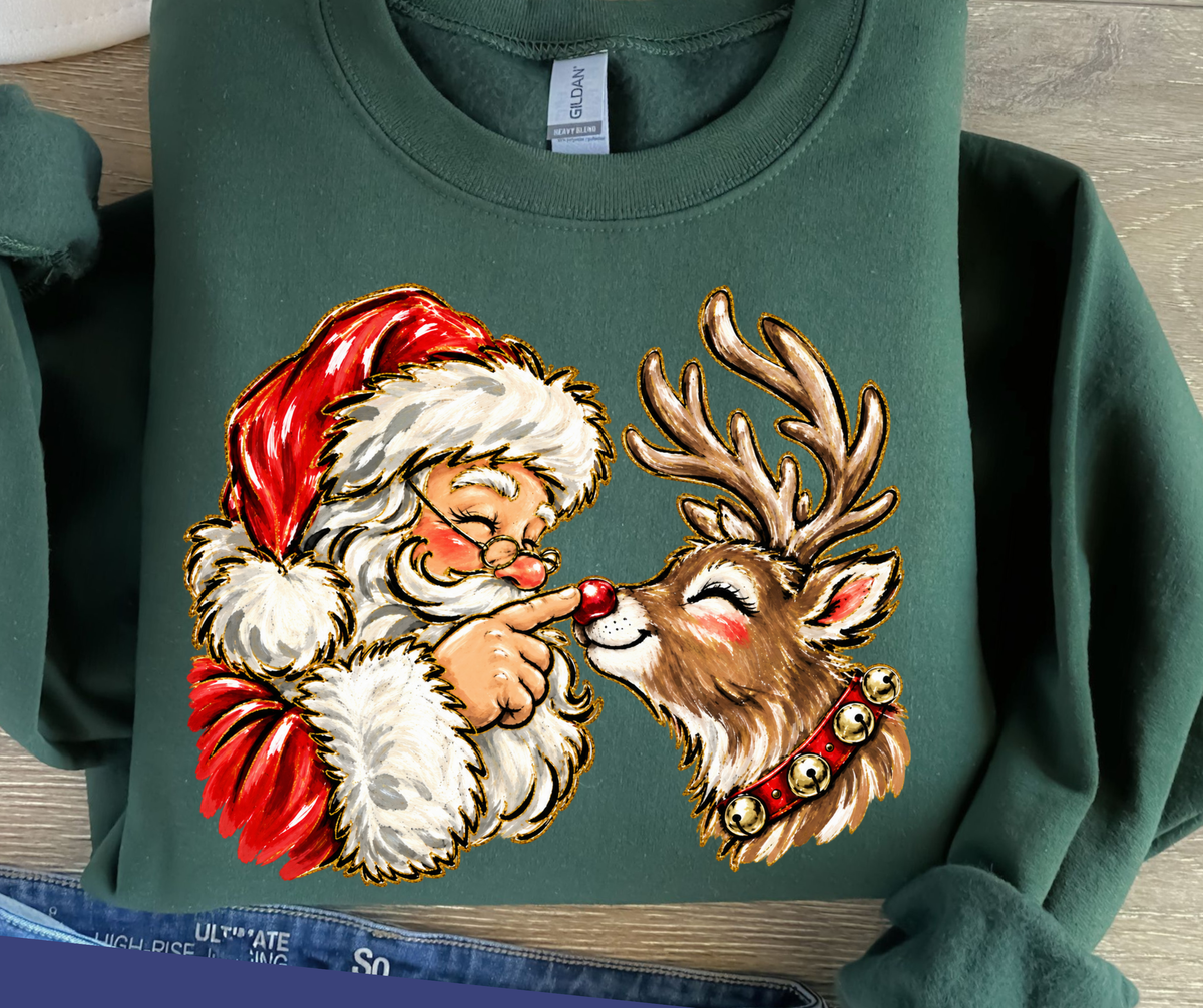 Sassy Server-Santa&deer