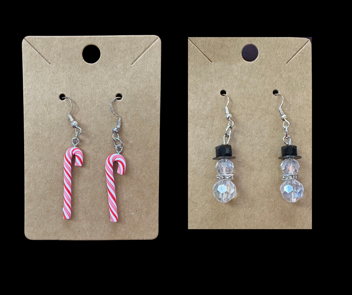 Sassy Server- Christmas Earrings