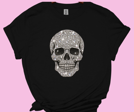 Sassy Server-glitter skull