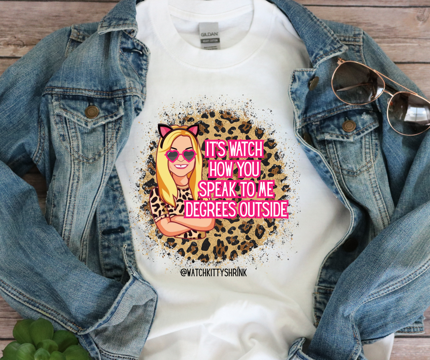 Watch Kitty shrink- it's watch how you speak