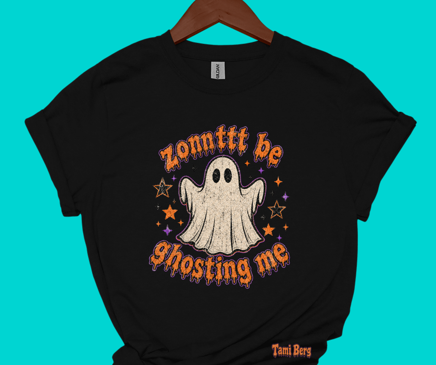 Tami Berg-Zonntt ghost me(orange letters)-Gildan